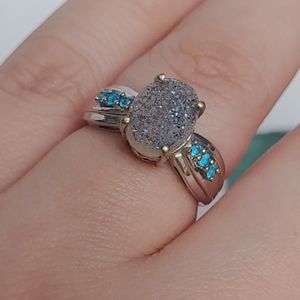 Karis Drusy Stone Ring